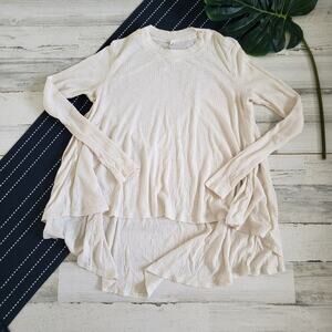 Lululemon| Dare To Drape Long Sleeve Top Light Ivory Size Small